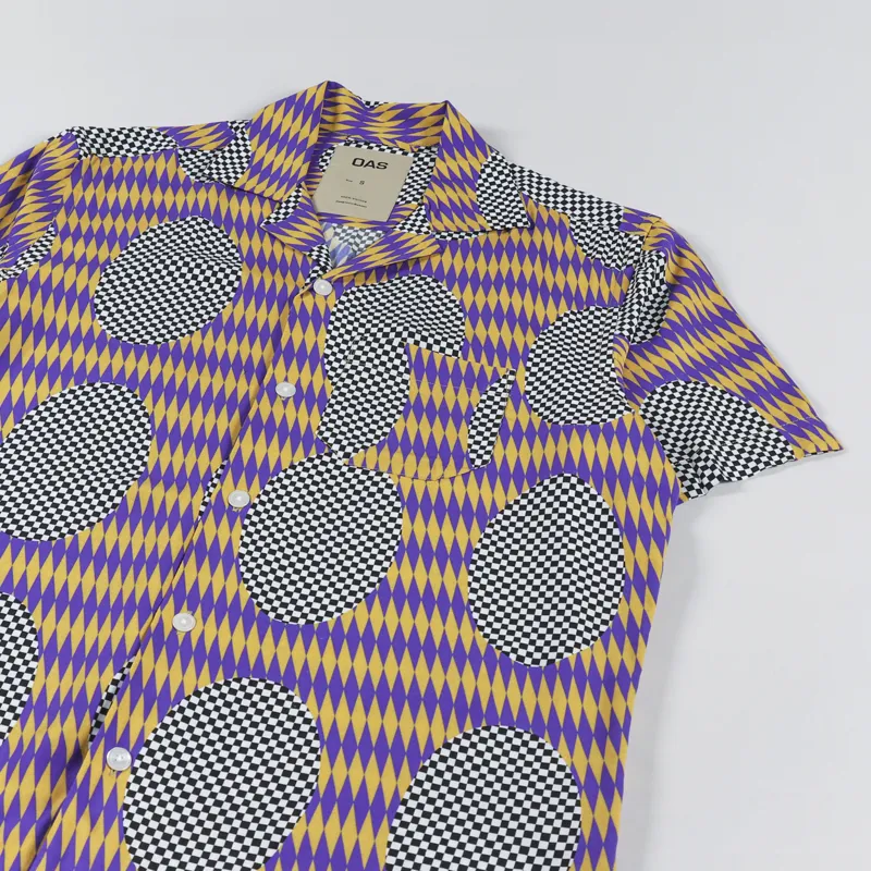 Oas Chester Finesse Viscose Shirt Blue-1