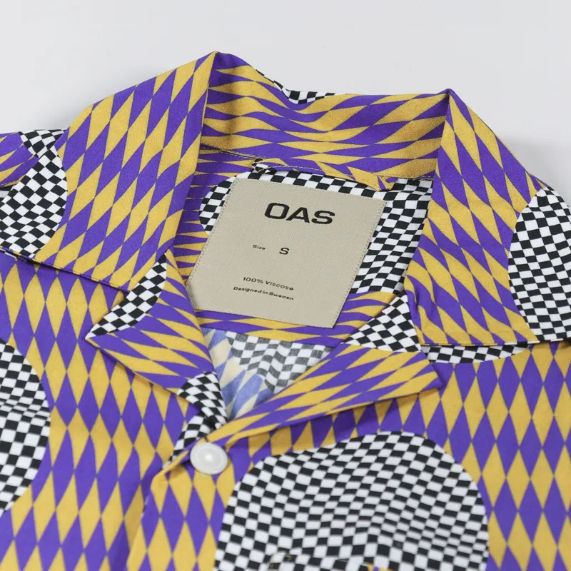 Oas Chester Finesse Viscose Shirt Blue-2