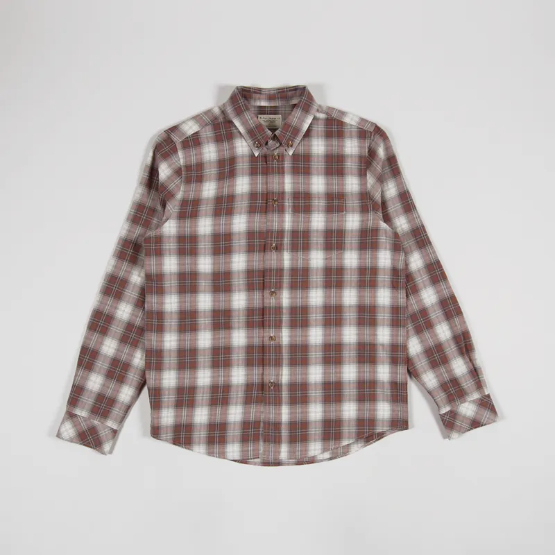 Nudie Jeans Chuck Plaid Twill Shirt Hazel