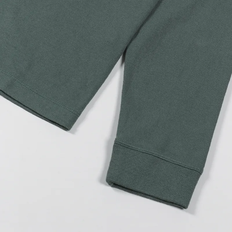 Patagonia Cotton In Conversion Midweight Rugby Shirt Pinyon Green-4