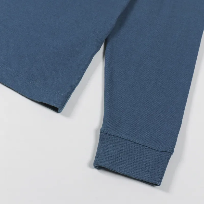 Patagonia Cotton In Conversion Midweight Rugby Shirt Tidepool Blue-4