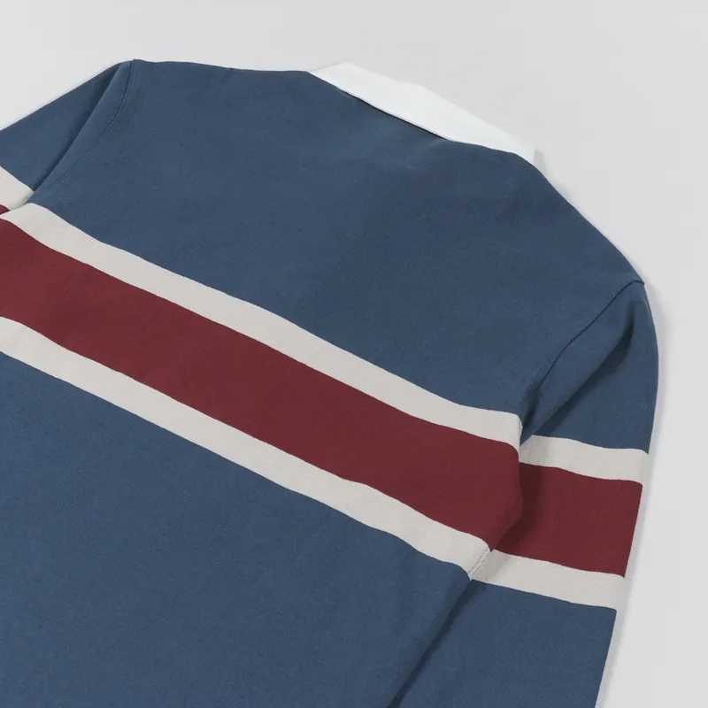 Patagonia Cotton In Conversion Midweight Rugby Shirt Tidepool Blue-5