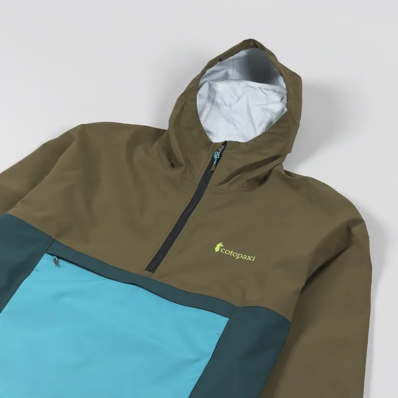 Cotopaxi Cielo Rain Anorak Oak-2