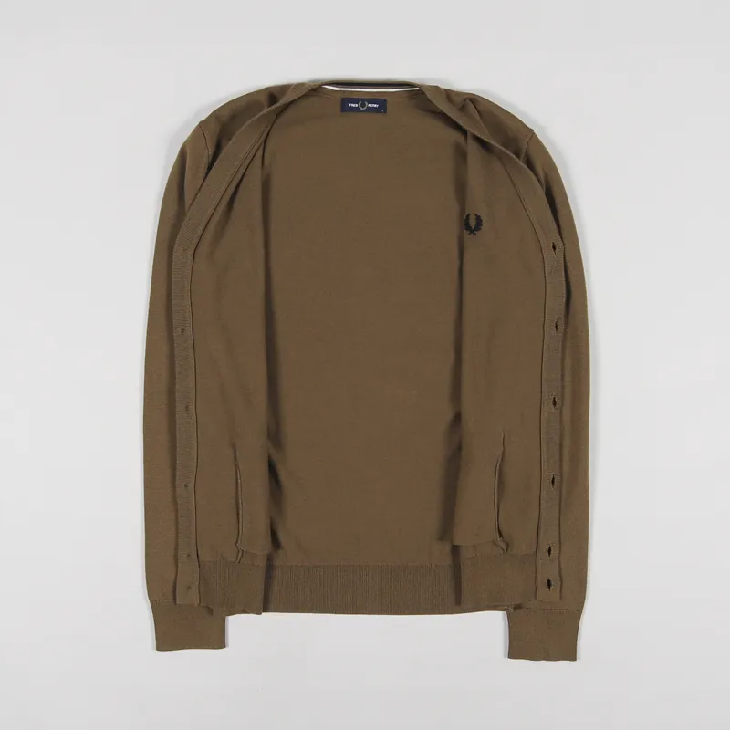 Fred Perry Classic Cardigan Shaded Stone-1