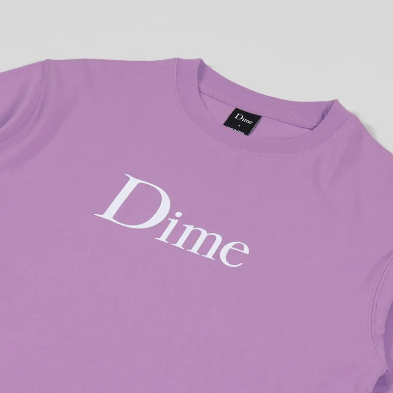 Dime Classic Logo T Shirt Lavender-2