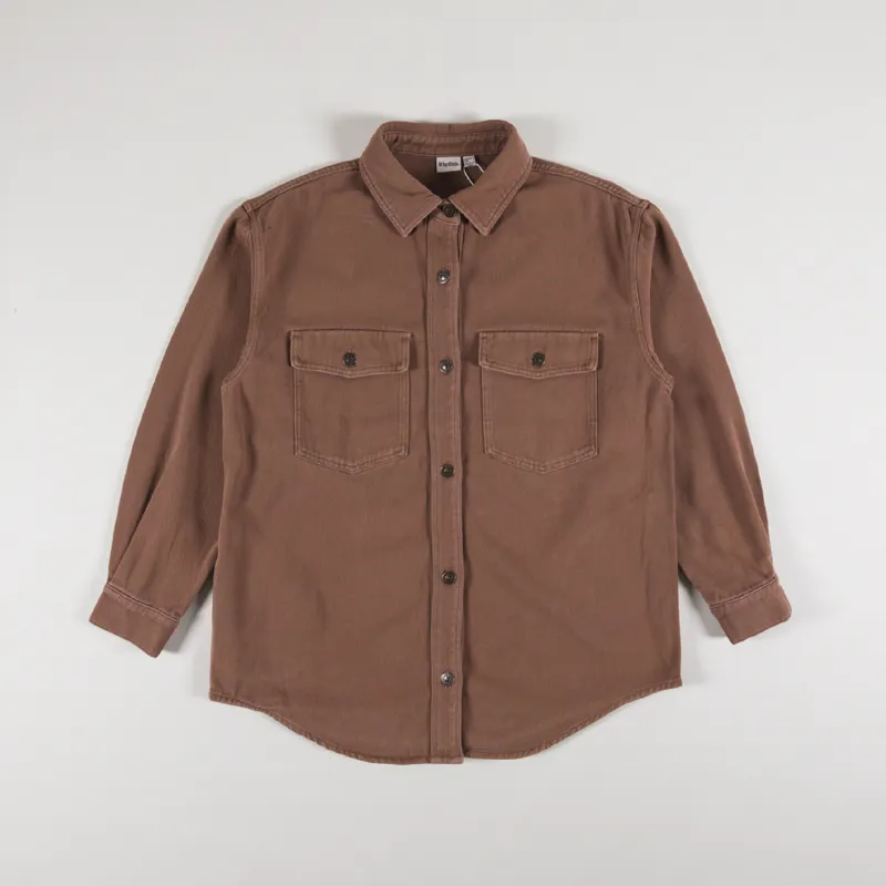 Rhythm Womens Claude Drill Shacket Toast