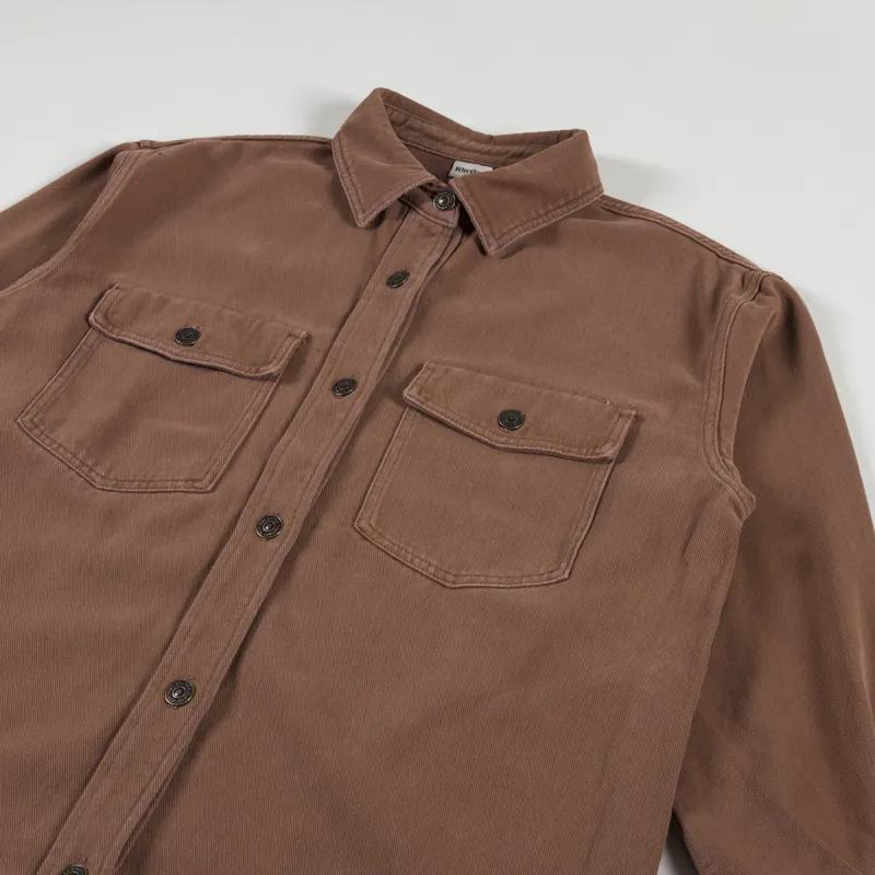 Rhythm Womens Claude Drill Shacket Toast-5