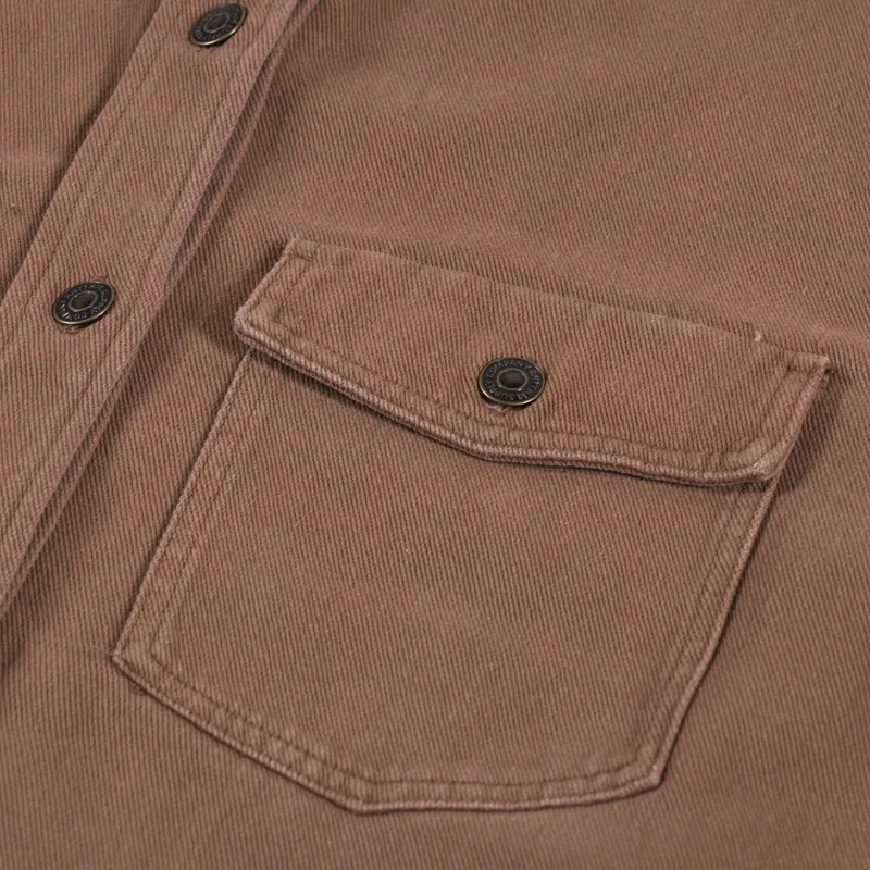 Rhythm Womens Claude Drill Shacket Toast-7