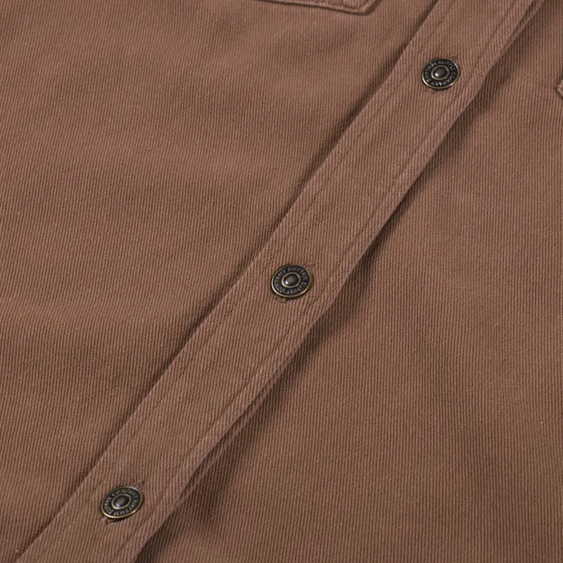 Rhythm Womens Claude Drill Shacket Toast-8