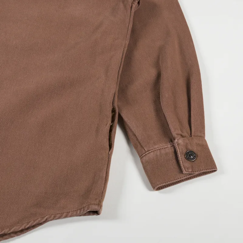 Rhythm Womens Claude Drill Shacket Toast-10