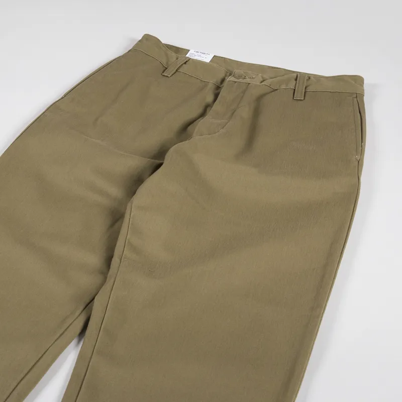 Carhartt WIP Mens Calder Pants Larch Green Jefferson Twill
