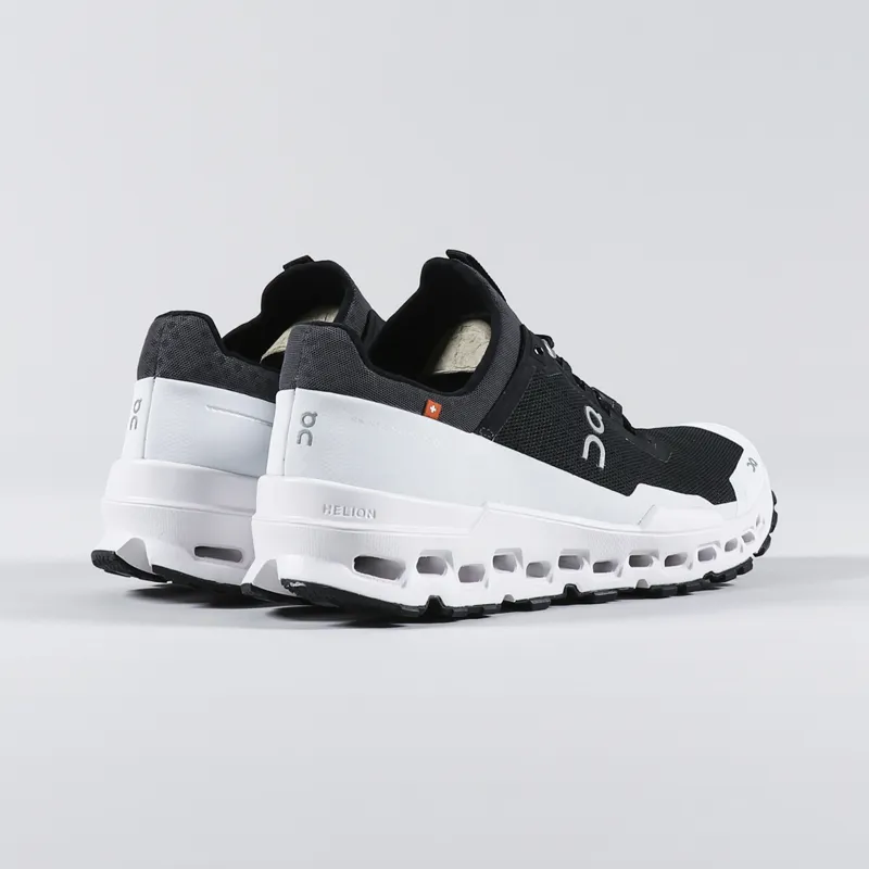 On Running Cloudultra Shoes Black White-3
