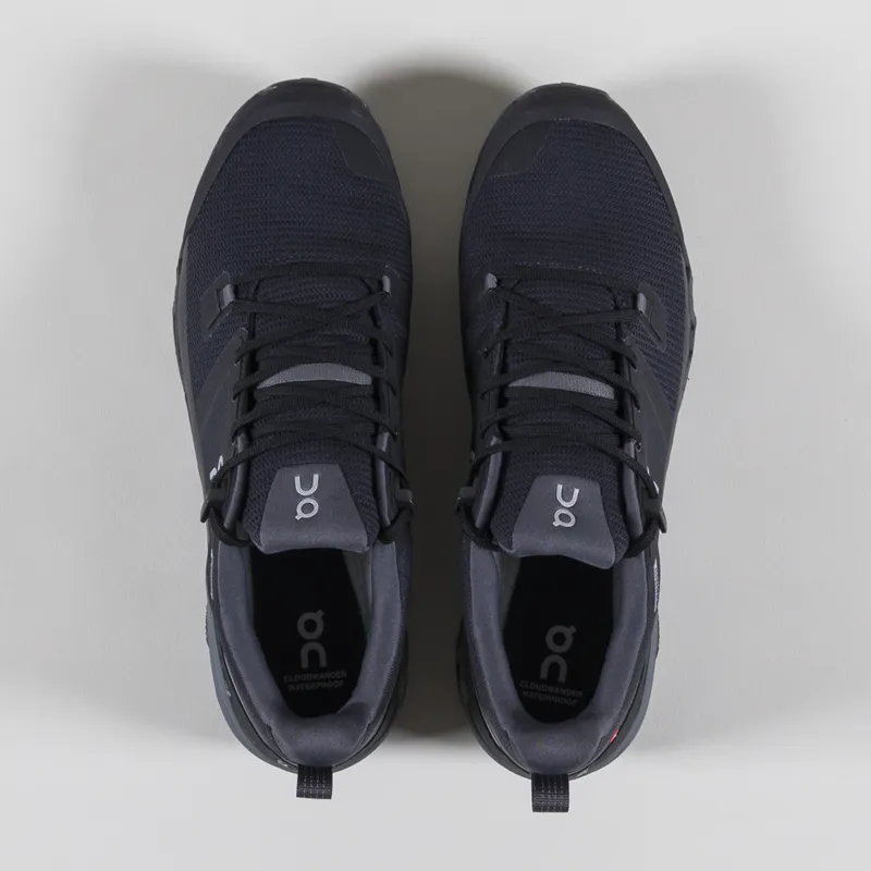On Running Cloudwander Waterproof Shoes Black Eclipse-1