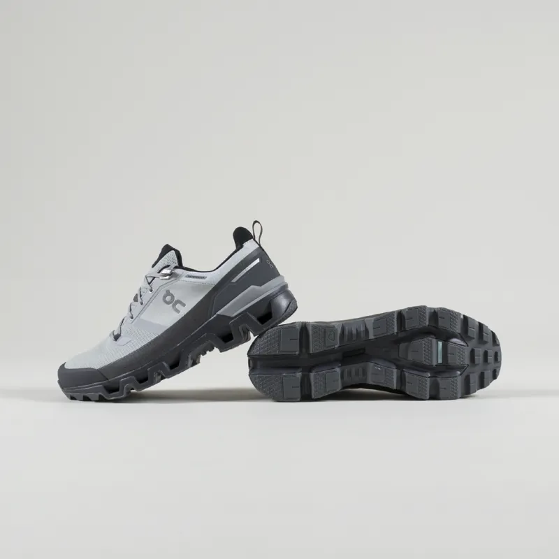 On Running Mens Cloudwander Waterproof Shoes Glacier Eclipse