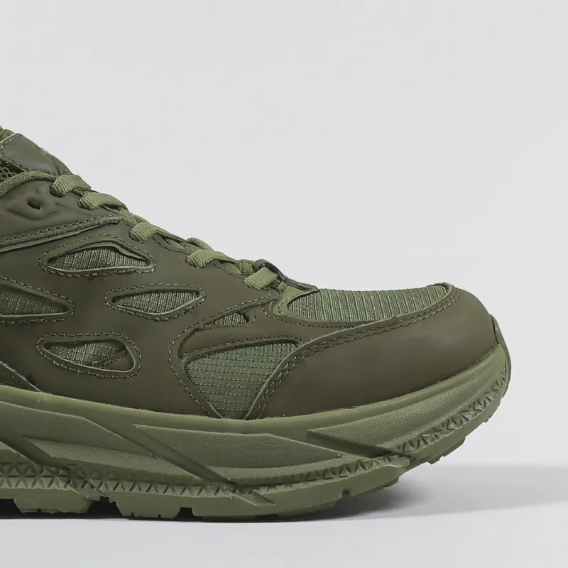 HOKA Clifton L GORE-TEX Shoes Avocado Green Moss-6