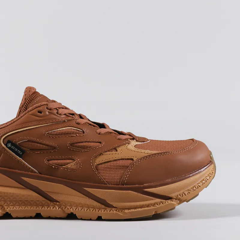 HOKA Clifton L GORE-TEX Shoes Burnt Ochre Copper Tan-6