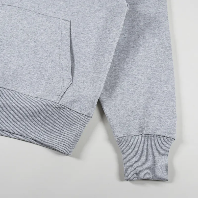 Cafe Mountain College Logo Hoodie Charcoal Grey Ivy Green-5