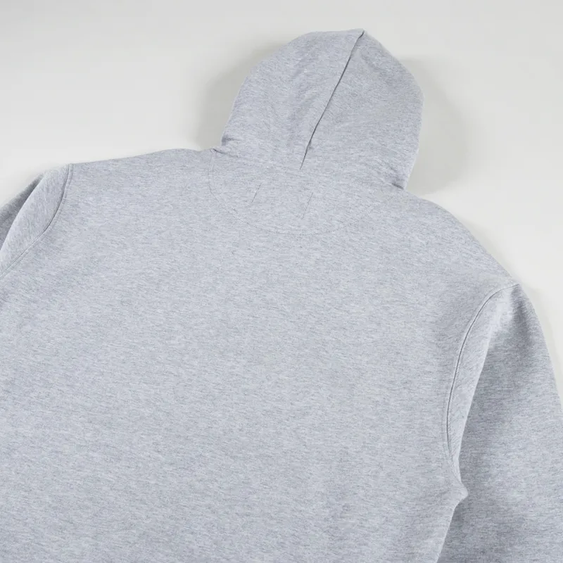 Cafe Mountain College Logo Hoodie Charcoal Grey Ivy Green-3