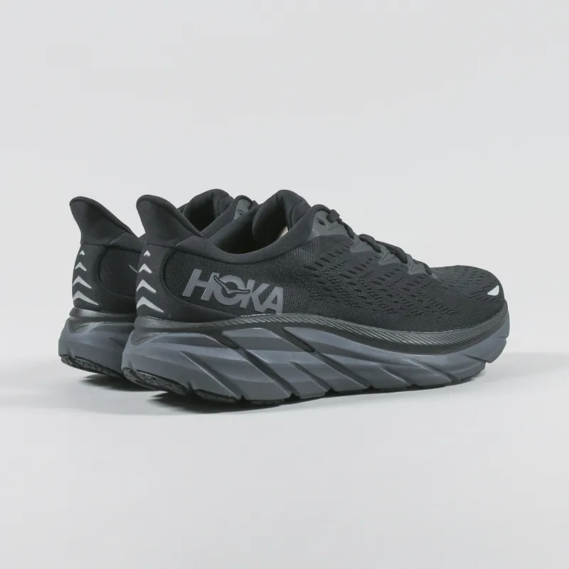 HOKA Clifton 8 Shoes Black-3