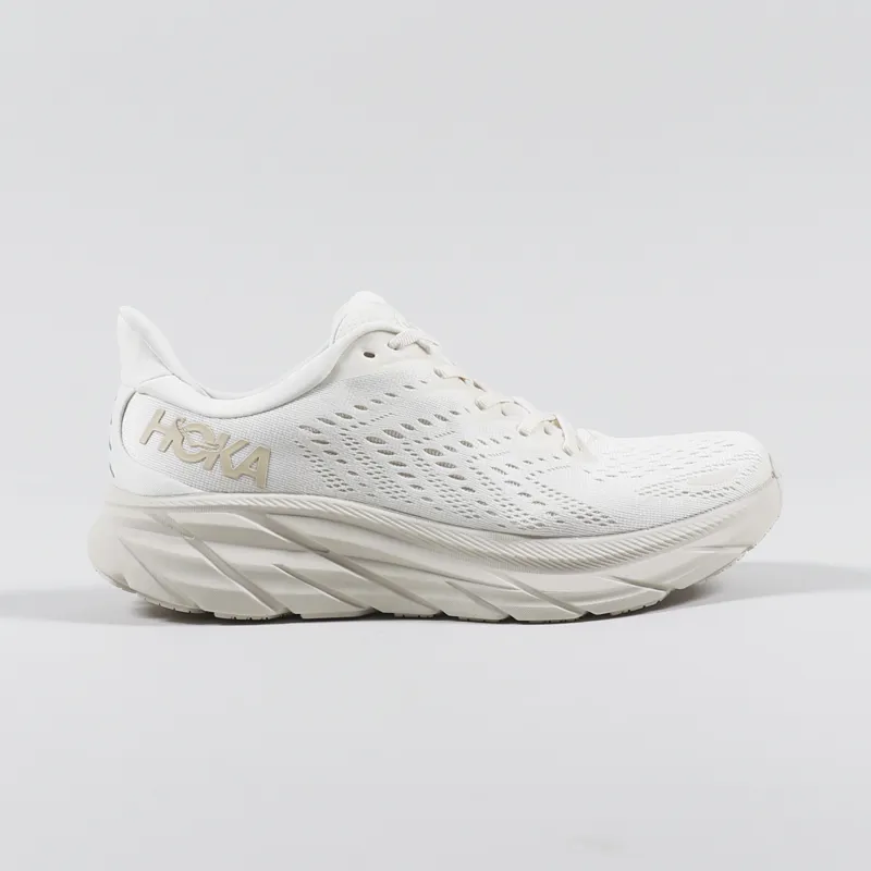 HOKA Clifton 8 Shoes Eggnog Shifting Sand-4
