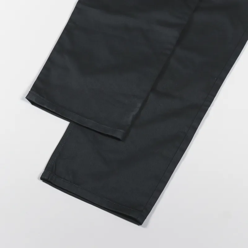 M.C Overalls Polycotton Collared Zip Overall Black-6