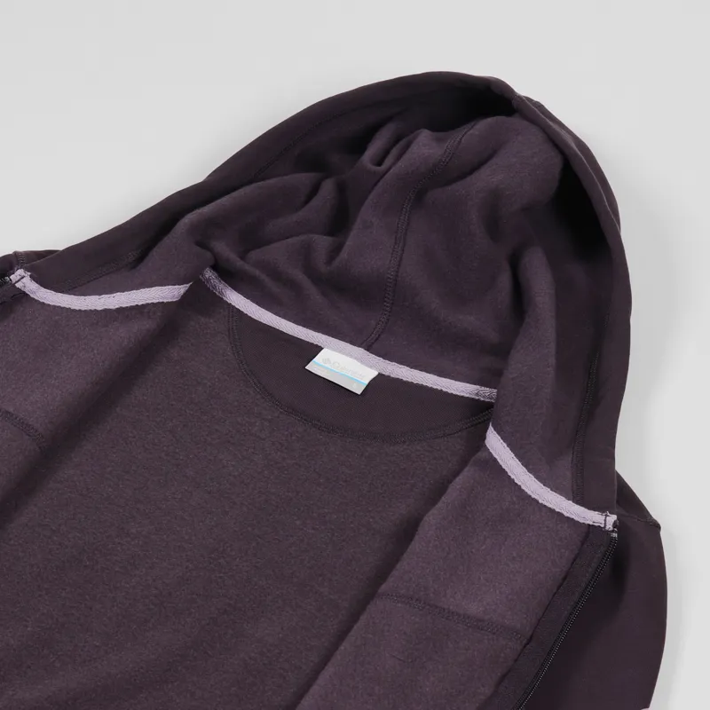 Columbia Logo Fleece Full-Zip Hoodie Dark Purple-4