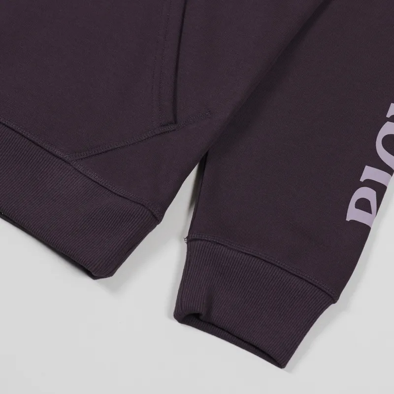 Columbia Logo Fleece Full-Zip Hoodie Dark Purple-6