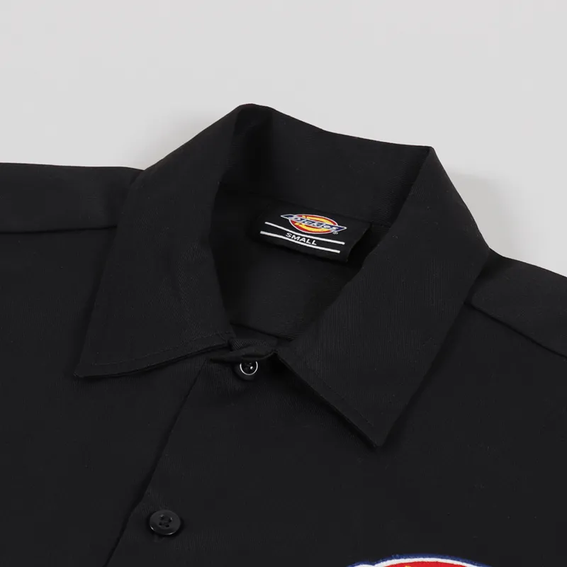 Dickies Clintondale Short Sleeve Work Shirt Black-3