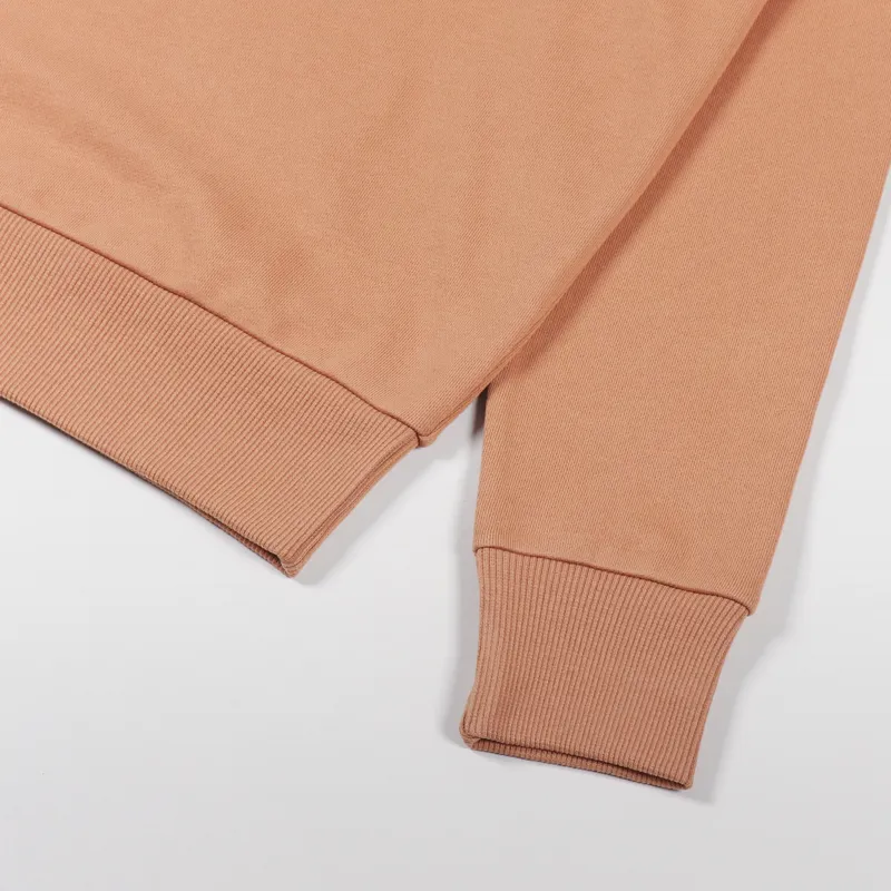 Fred Perry Colourblock Half Zip Sweatshirt Court Clay-4