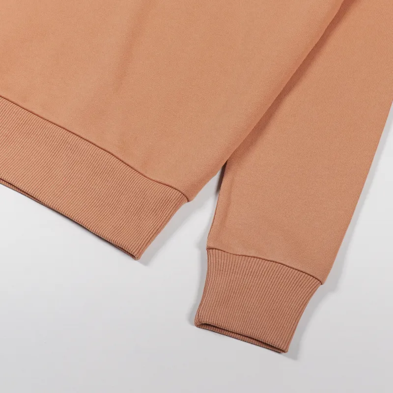 Fred Perry Colourblock Half Zip Sweatshirt Court Clay-6