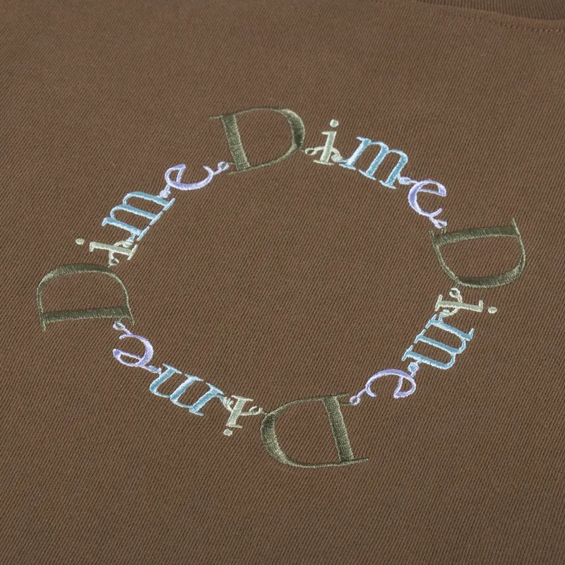 Dime Classic BFF Crewneck Brown-5