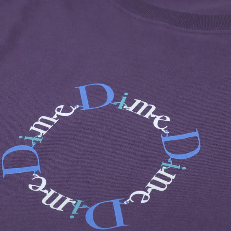 Dime Classic BFF T Shirt Dark Purple-1