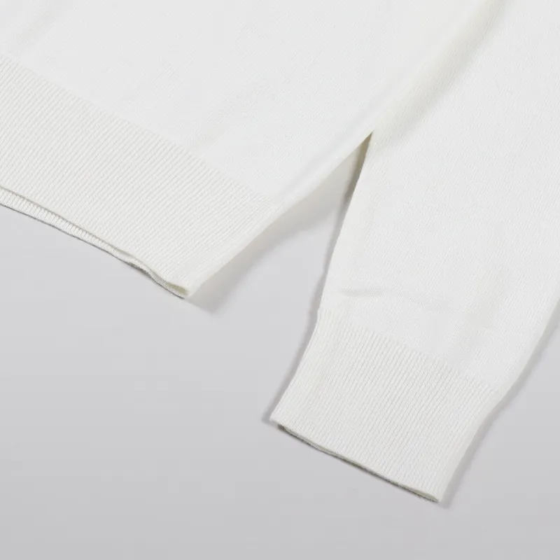 Fred Perry Classic Crew Neck Jumper Ecru-4