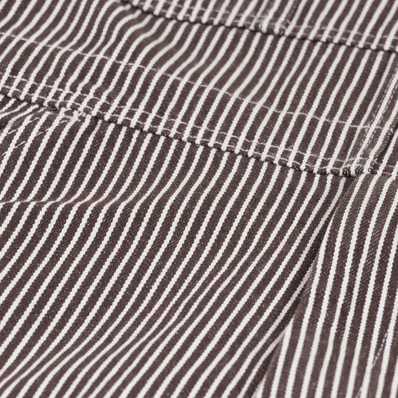 Dickies Womens Classic Hickory Bib Dark Brown Hickory-5