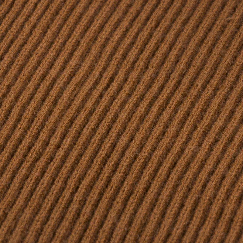 Rhythm Womens Classic Knit Jumper Caramel-9