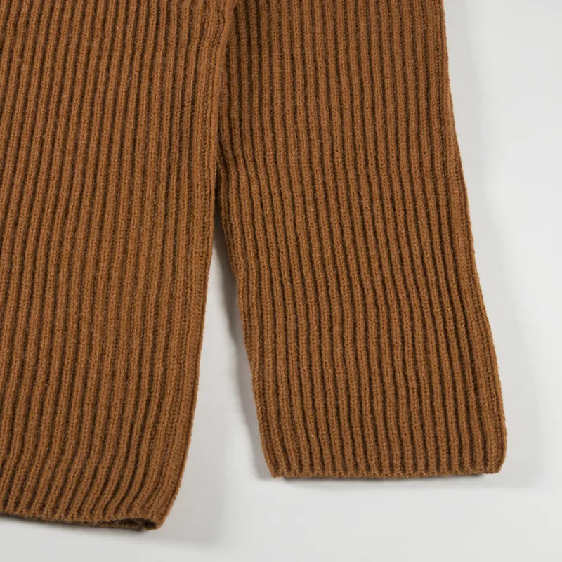 Rhythm Womens Classic Knit Jumper Caramel-8