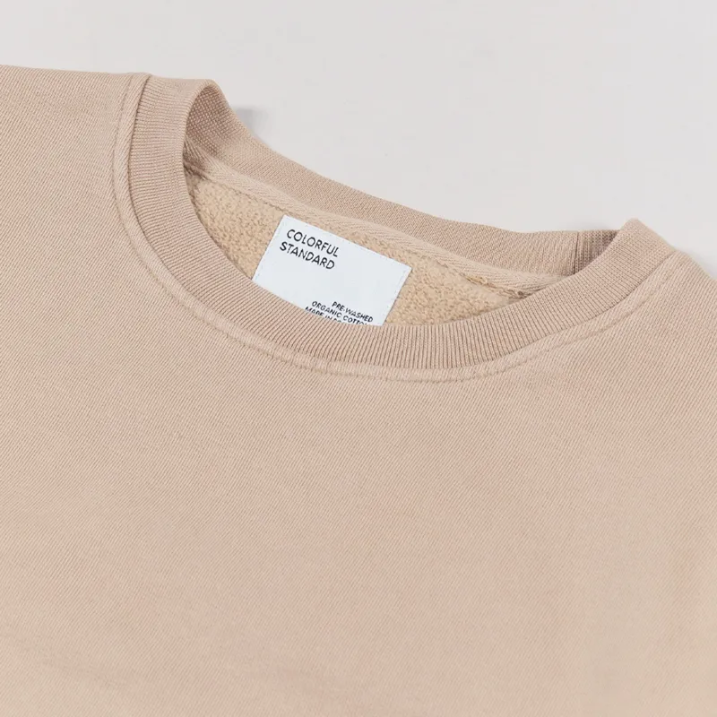 Colorful Standard Classic Organic Crew Sweat Honey Beige-5