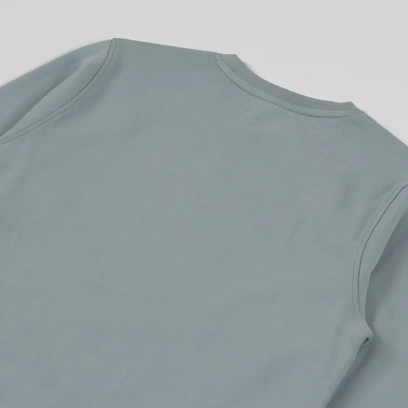 Colorful Standard Classic Organic Crew Sweat Steel Blue-3