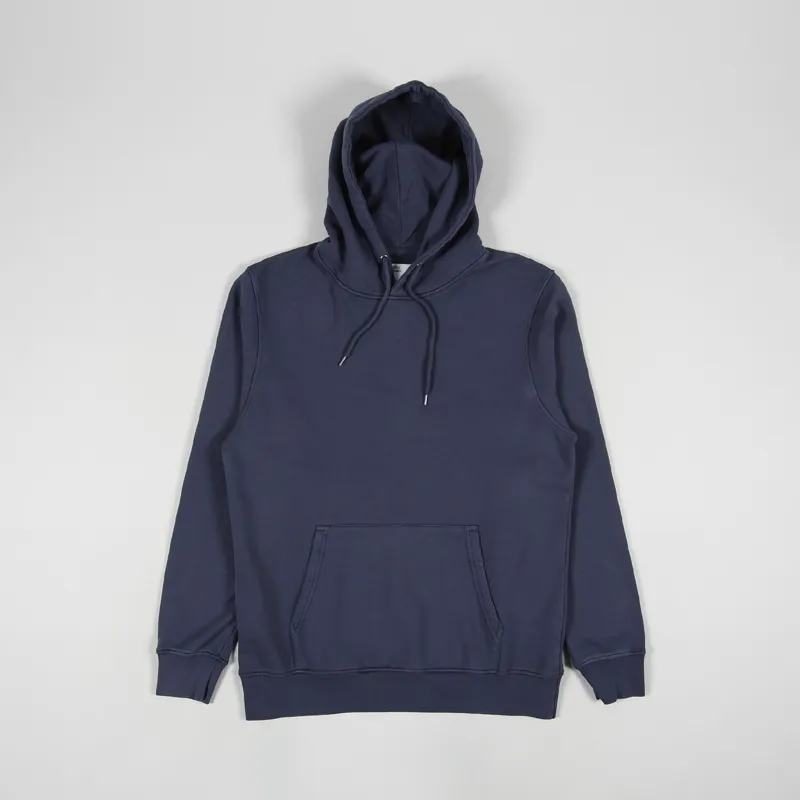 Colorful Standard Classic Organic Hoodie Petrol Blue