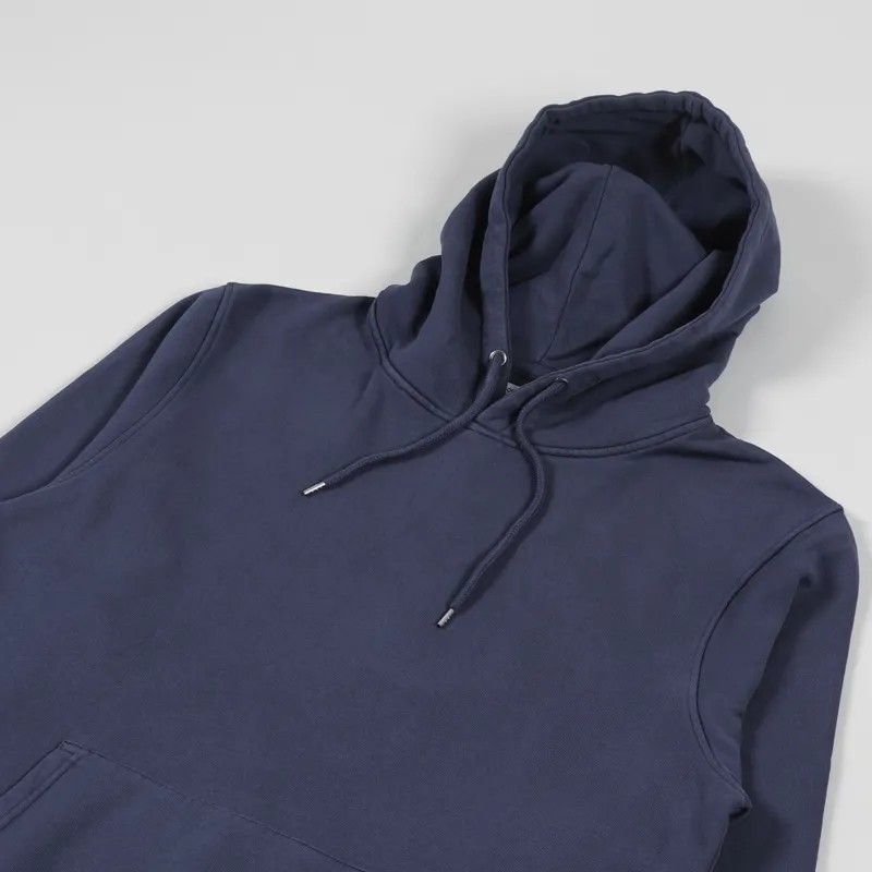 Colorful Standard Classic Organic Hoodie Petrol Blue-2