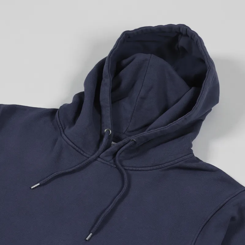 Colorful Standard Classic Organic Hoodie Petrol Blue-5