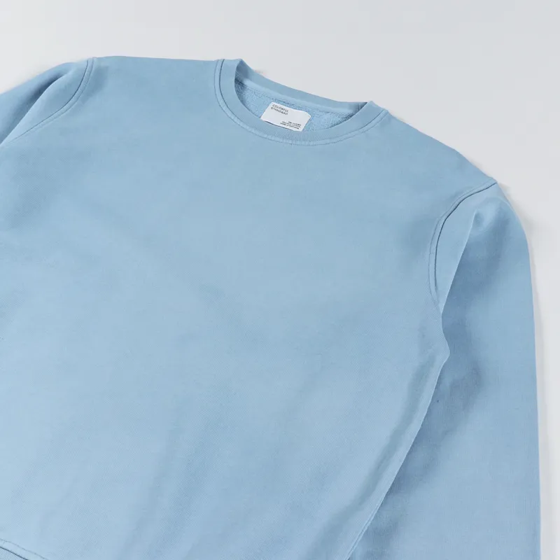 Colorful Standard Classic Organic Crew Sweat Seaside Blue-2