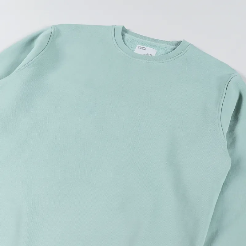 Colorful Standard Classic Organic Crew Sweat Seafoam Green-2