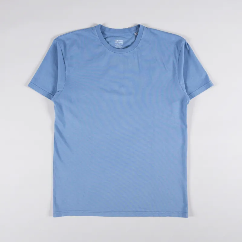 Colorful Standard Classic Organic T Shirt Seaside Blue