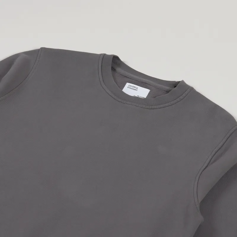 Colorful Standard Classic Organic Crew Sweat Storm Grey-3