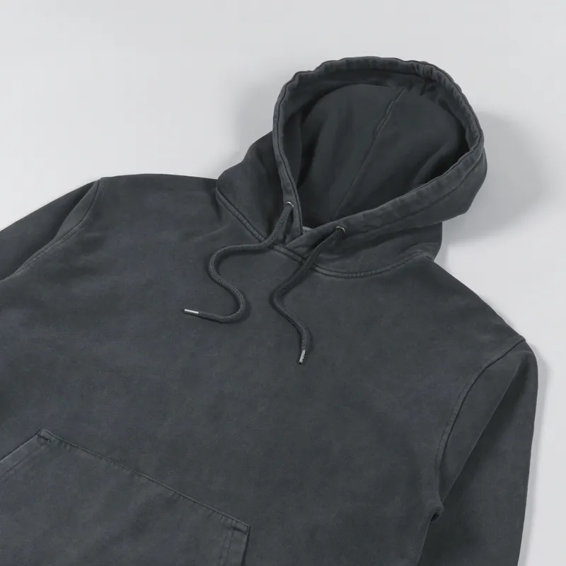 Colorful Standard Classic Organic Hoodie Faded Black-2