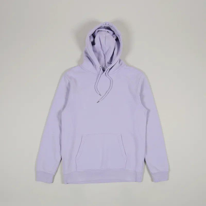 Colorful Standard Classic Organic Pullover Hoodie Soft Lavender