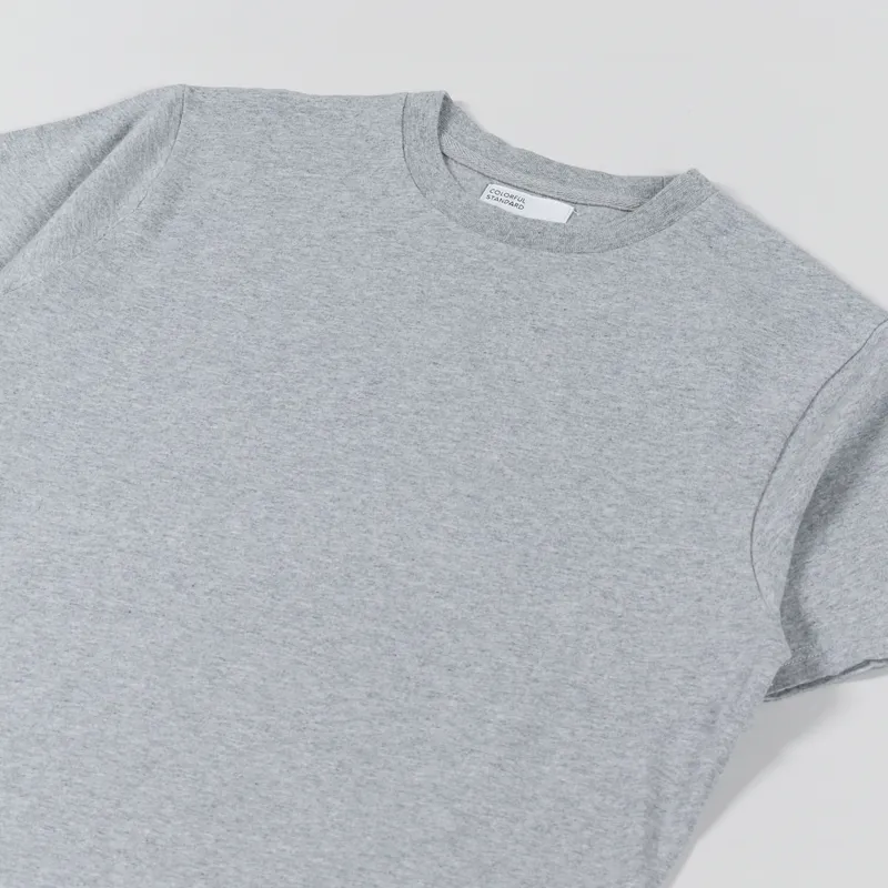 Colorful Standard Classic Organic T Shirt Heather Grey-1