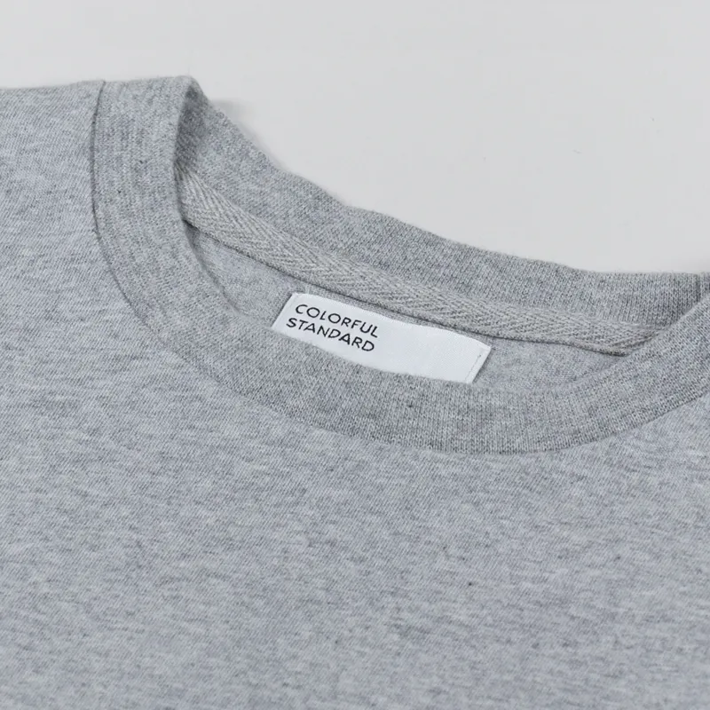 Colorful Standard Classic Organic T Shirt Heather Grey-2