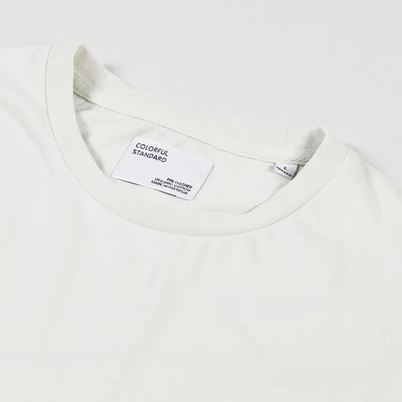 Colorful Standard Classic Organic T Shirt Ivory White-3